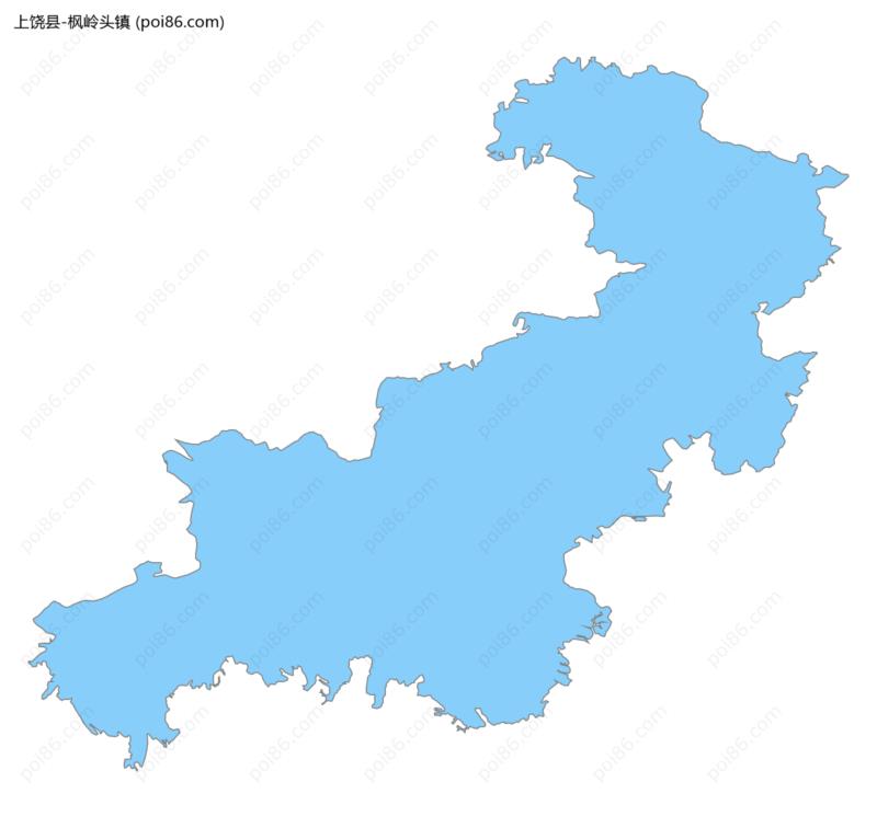 枫岭头镇边界地图