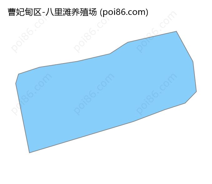 八里滩养殖场边界地图