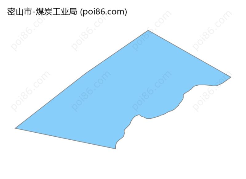 煤炭工业局边界地图