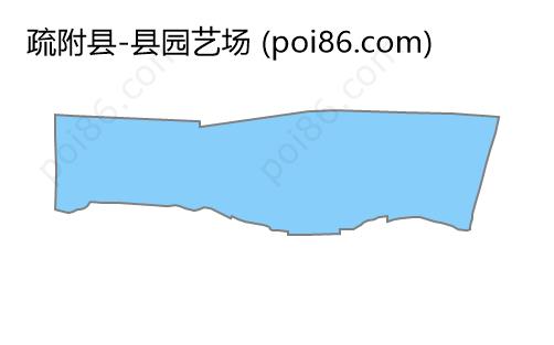 县园艺场边界地图