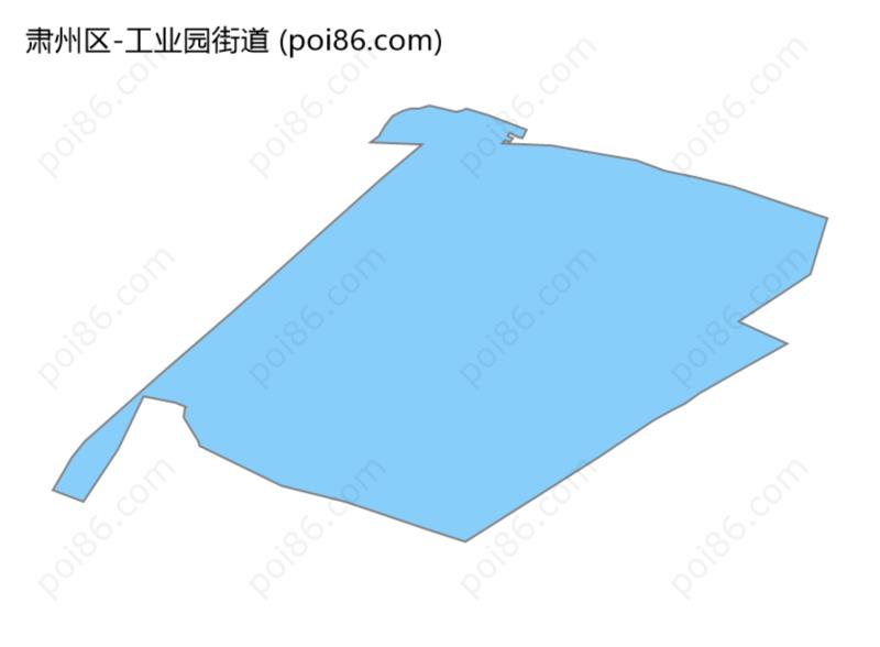 工业园街道边界地图