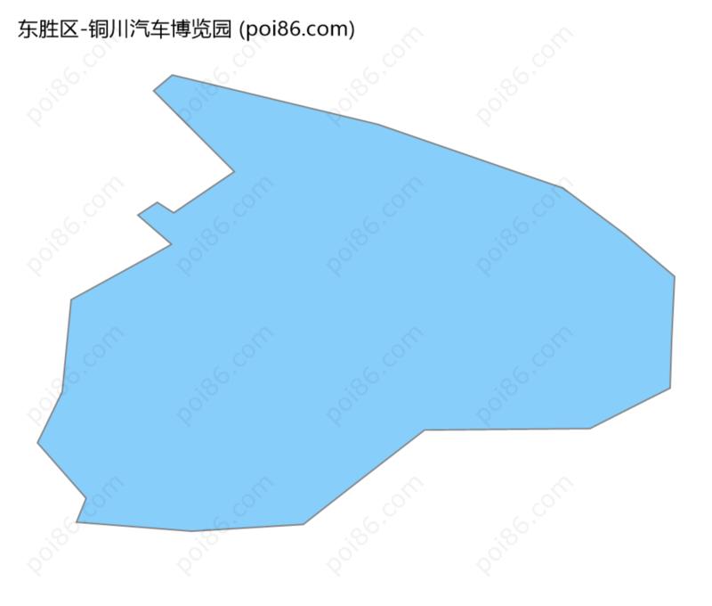 铜川汽车博览园边界地图