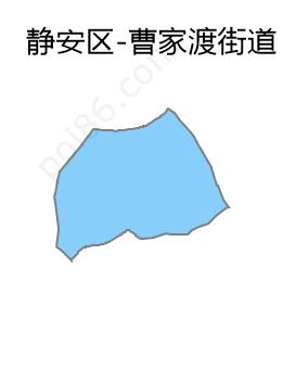 曹家渡街道边界地图