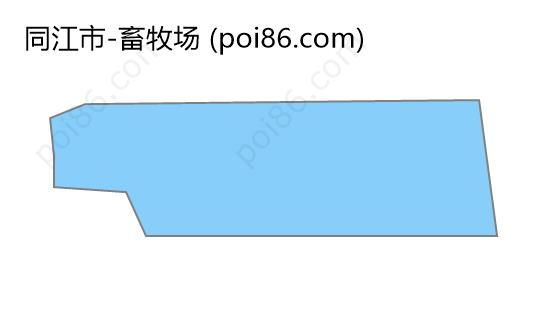 畜牧场边界地图