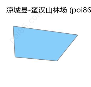 蛮汉山林场边界地图