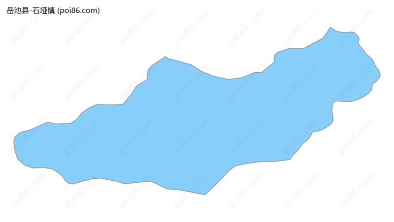 石垭镇边界地图