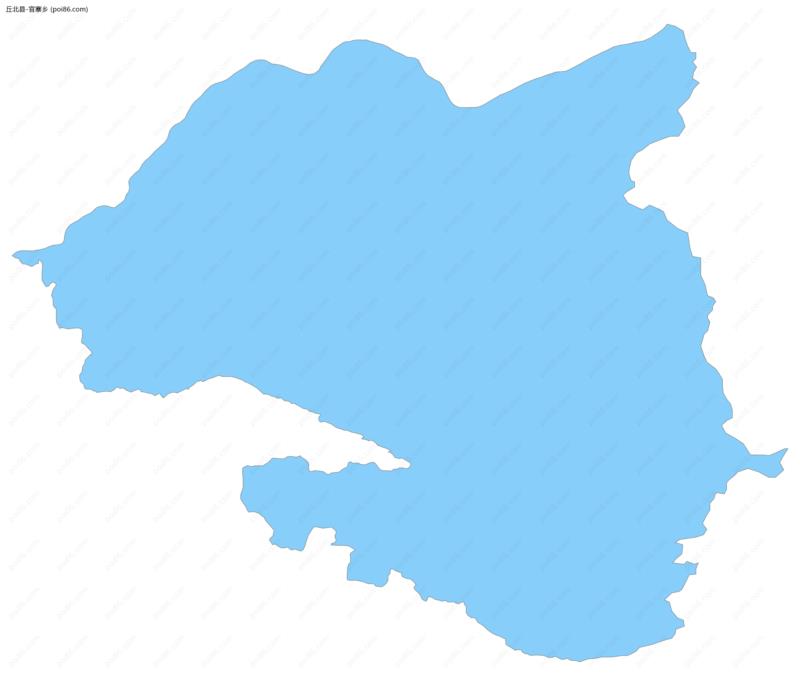 官寨乡边界地图