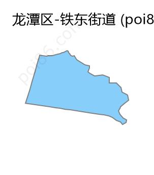 铁东街道边界地图