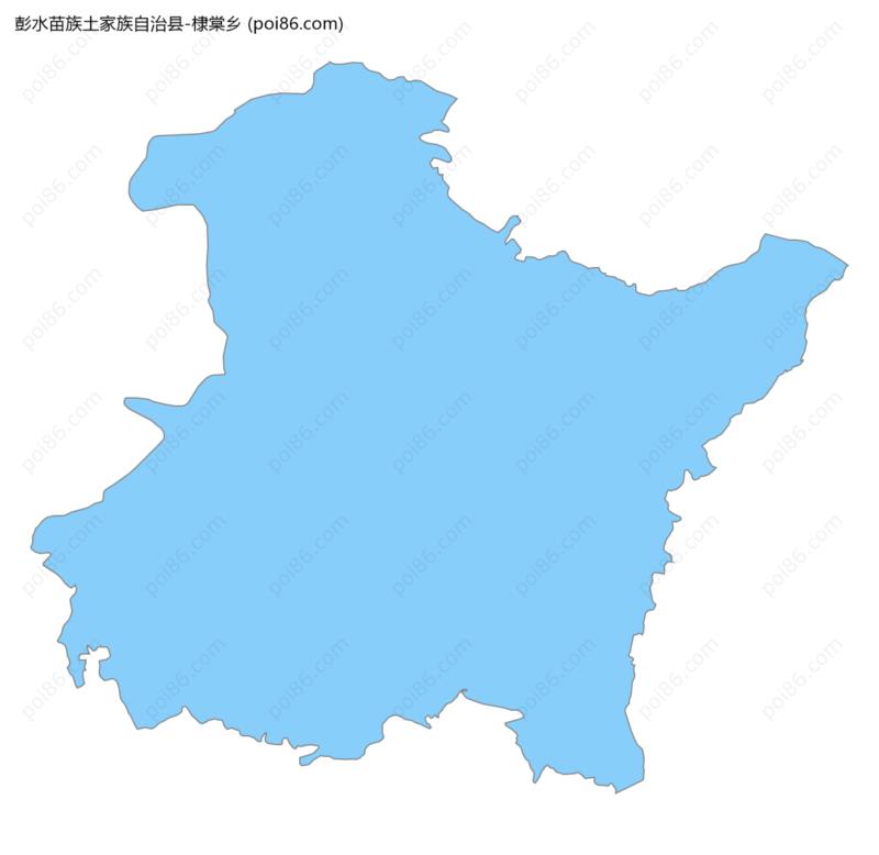 棣棠乡边界地图
