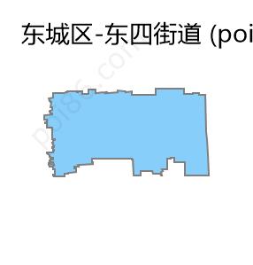 东四街道边界地图