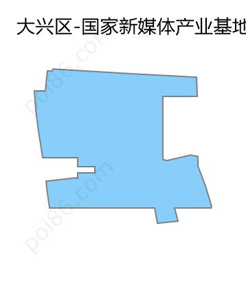 国家新媒体产业基地边界地图