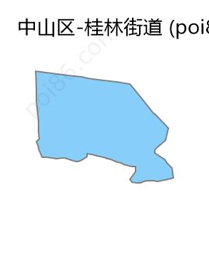桂林街道边界地图