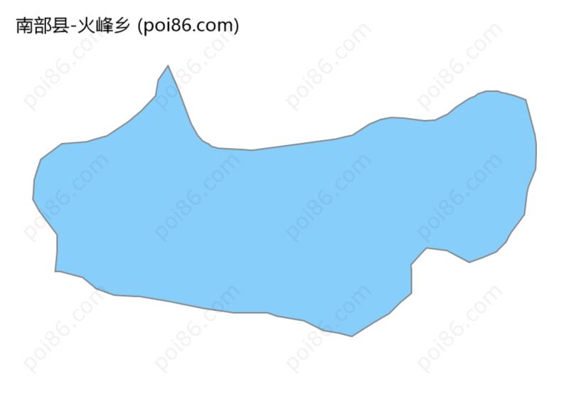 火峰乡边界地图