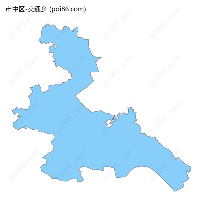 交通乡边界地图