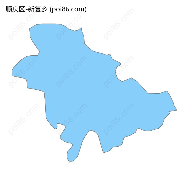 新复乡边界地图