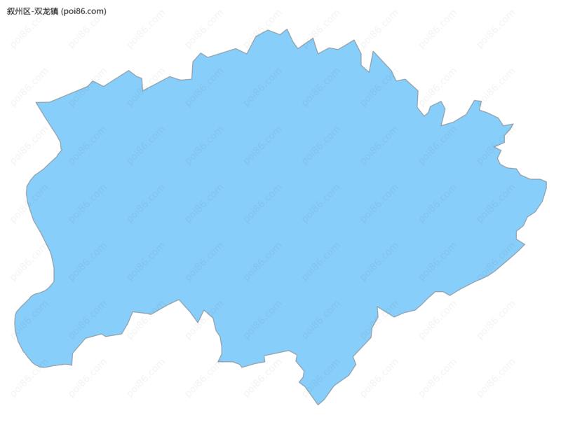 双龙镇边界地图