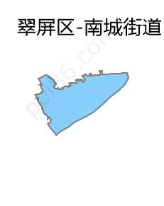 南城街道边界地图