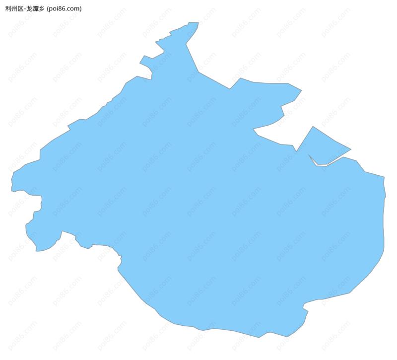 龙潭乡边界地图