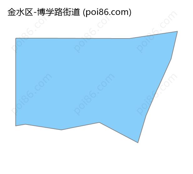 博学路街道边界地图