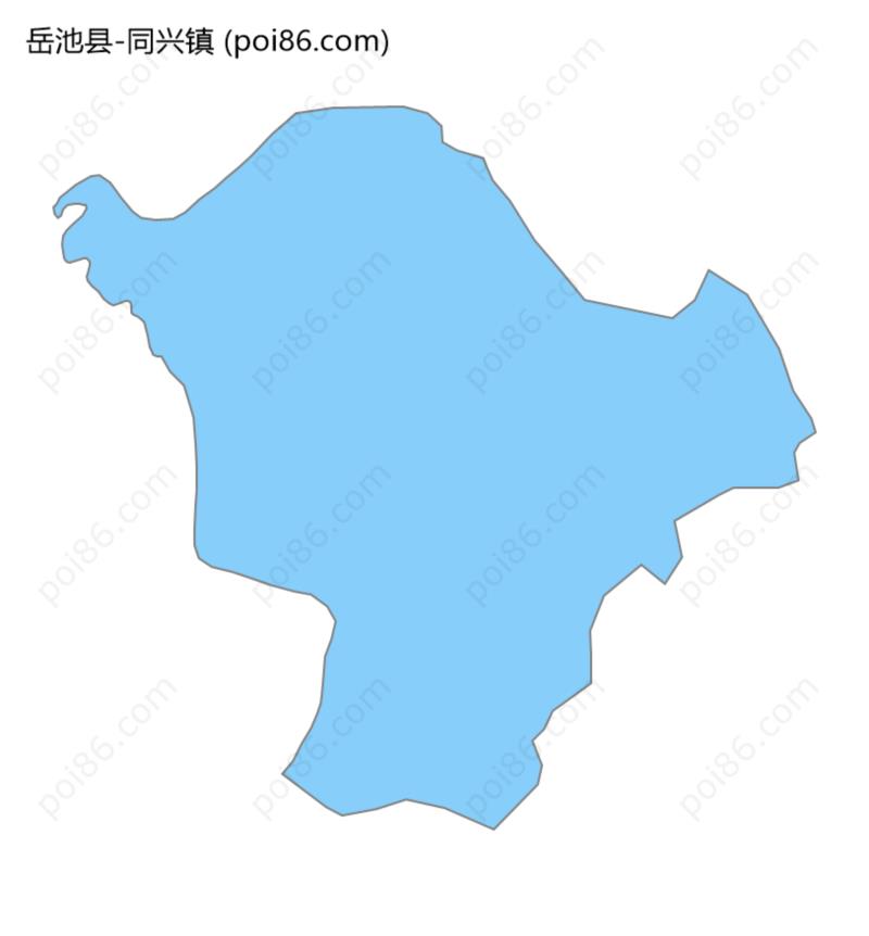 同兴镇边界地图