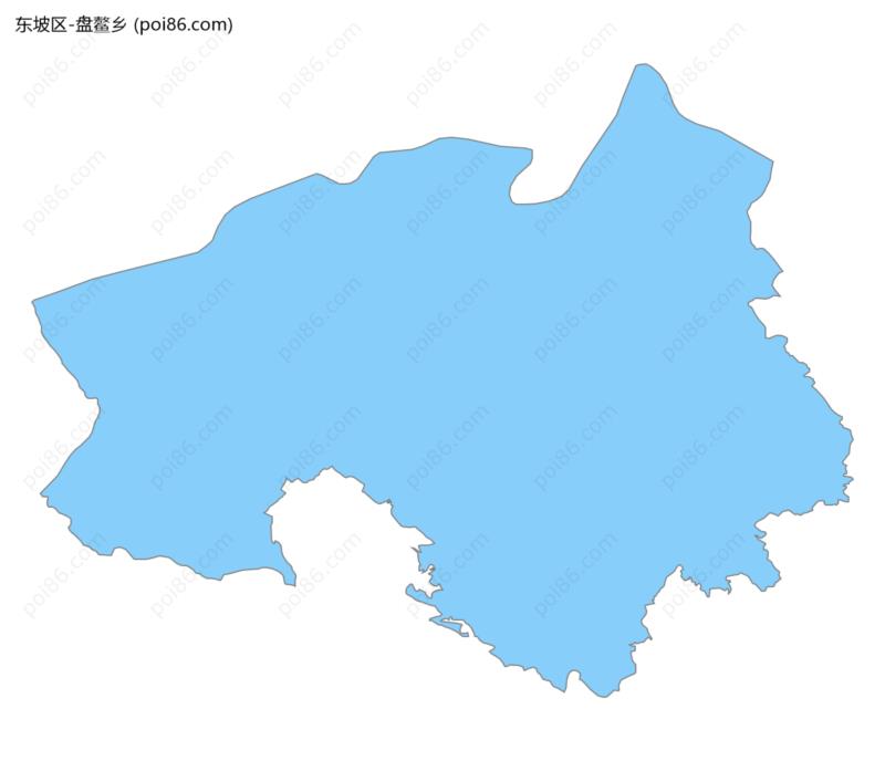 盘鳌乡边界地图