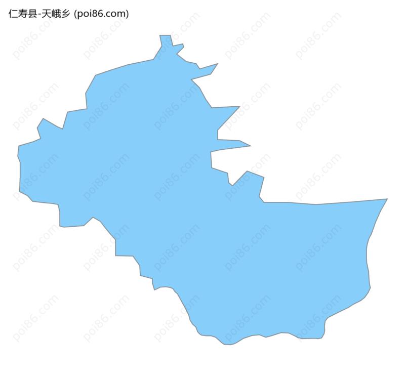 天峨乡边界地图