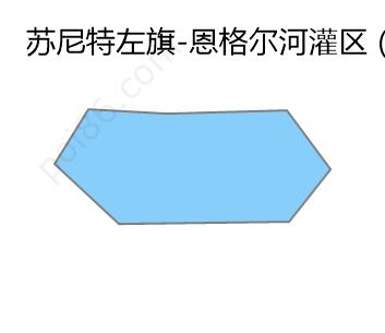 恩格尔河灌区边界地图