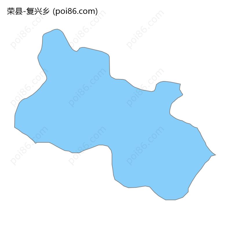 复兴乡边界地图