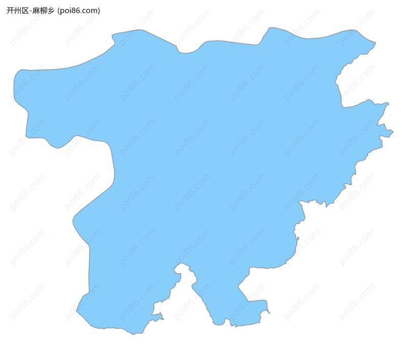 麻柳乡边界地图