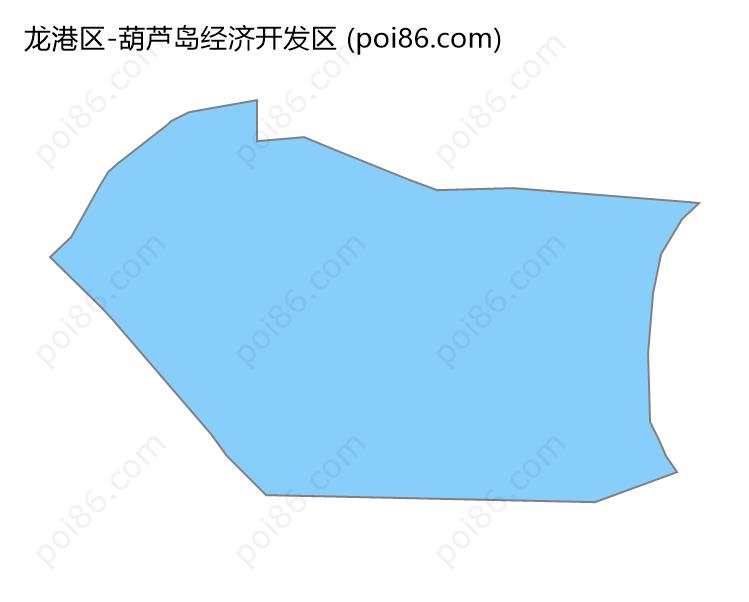 葫芦岛经济开发区边界地图