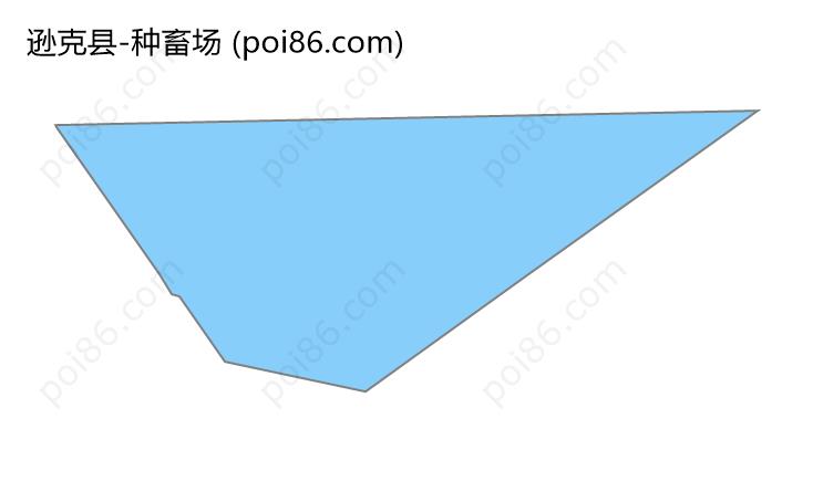 种畜场边界地图