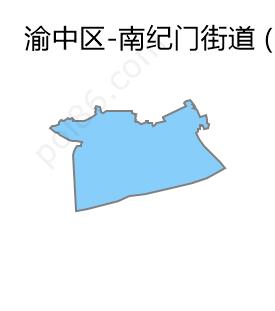 南纪门街道边界地图