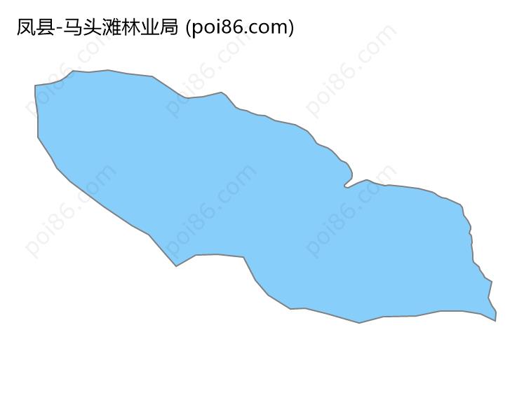 马头滩林业局边界地图