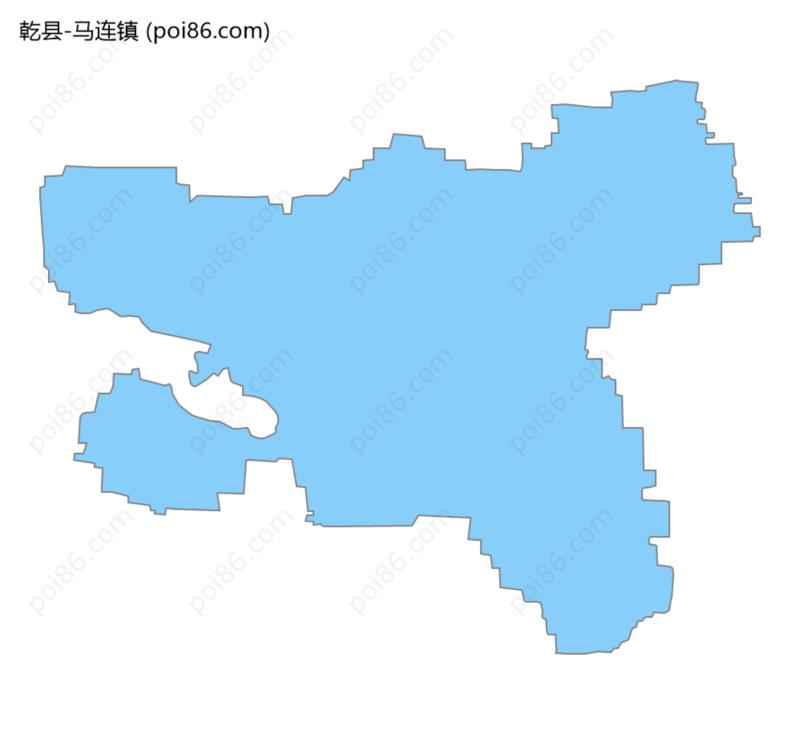 马连镇边界地图