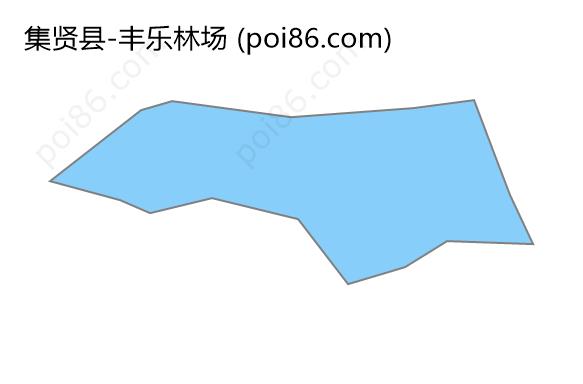 丰乐林场边界地图