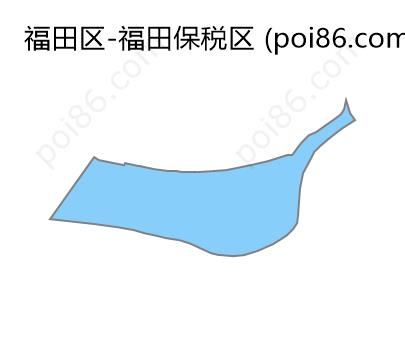 福田保税区边界地图