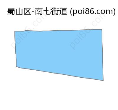 南七街道边界地图