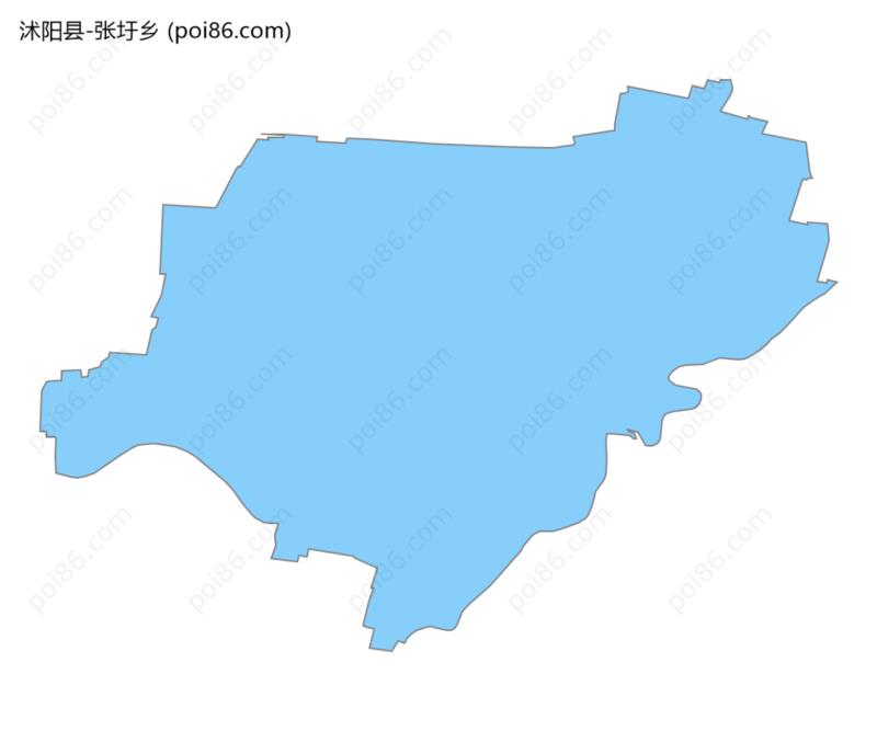张圩乡边界地图