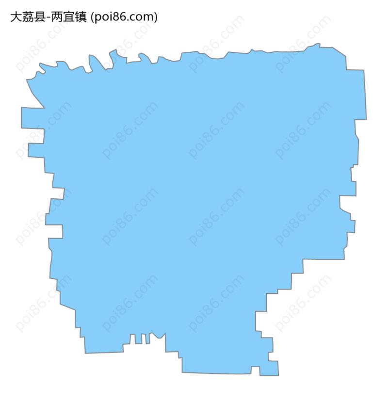 两宜镇边界地图