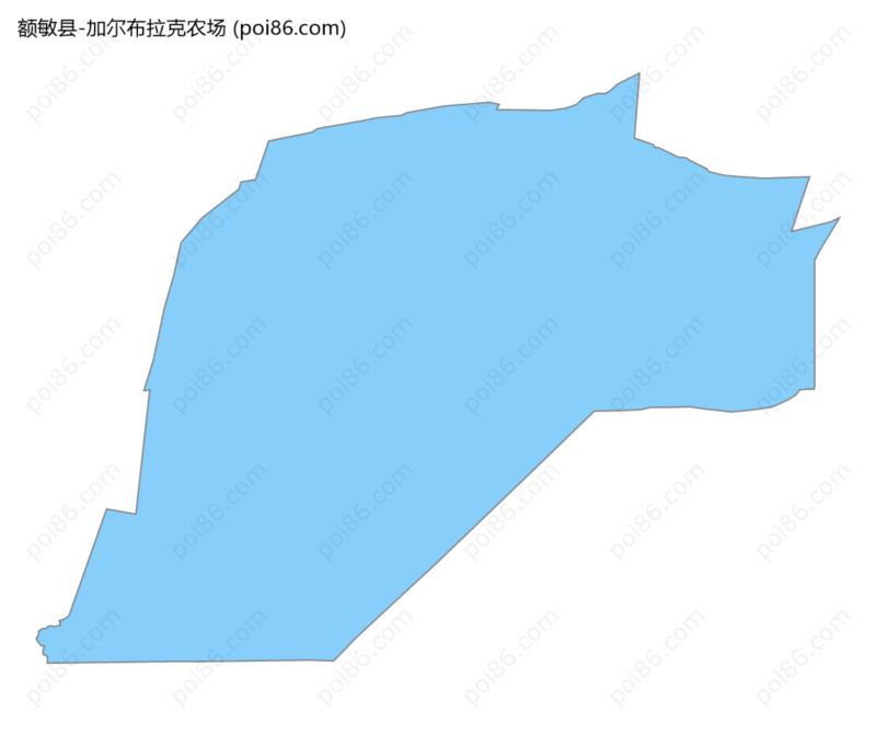 加尔布拉克农场边界地图