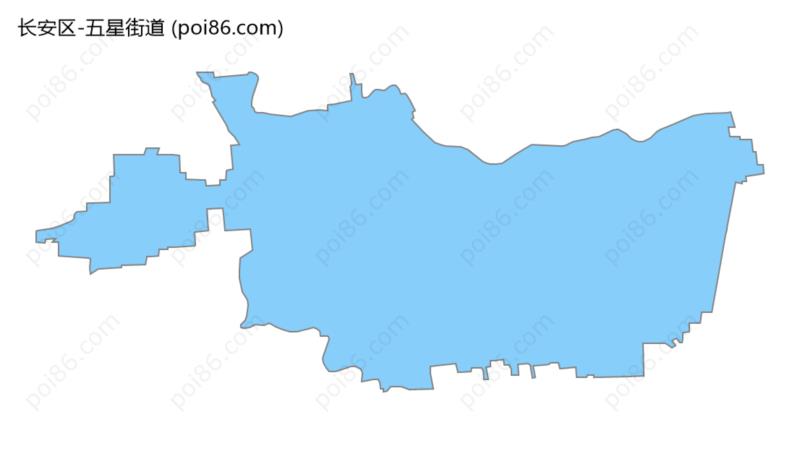 五星街道边界地图