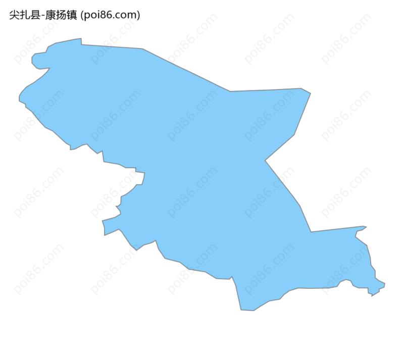 康扬镇边界地图