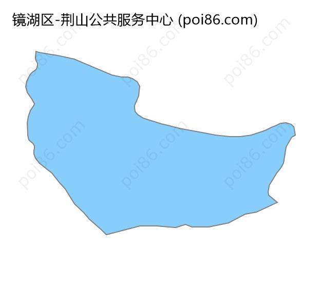 荆山公共服务中心边界地图