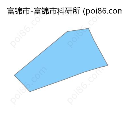 富锦市科研所边界地图