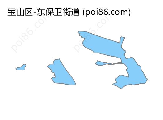 东保卫街道边界地图