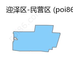 民营区边界地图