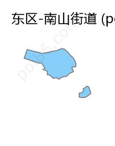 南山街道边界地图