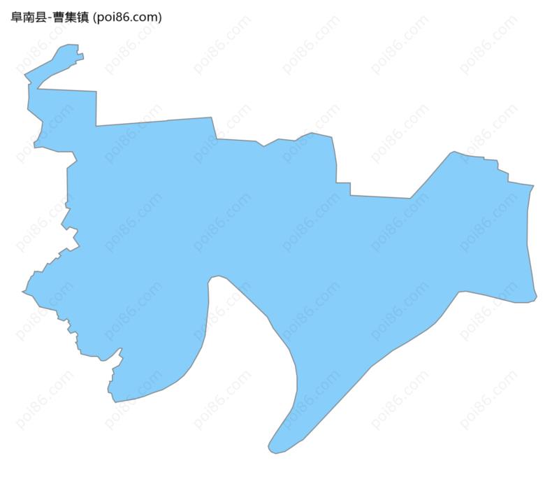 曹集镇边界地图