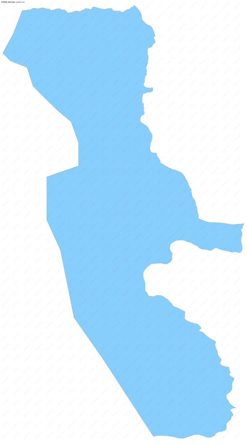 喀拉托海乡边界地图