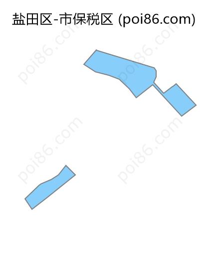 市保税区边界地图